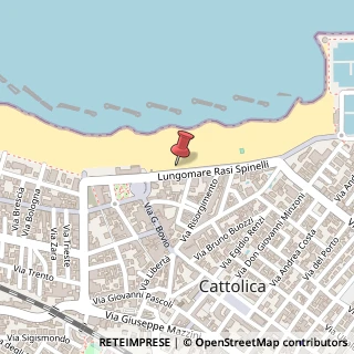 Mappa Lungomare Rasi Spinelli, 47841 Cattolica RN, Italia, 47841 Cattolica, Rimini (Emilia Romagna)