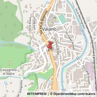 Mappa Via del Migliano, 4, 59021 Vaiano, Prato (Toscana)