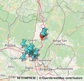 Mappa Via Cornocchio, 50031 Barberino di Mugello FI, Italia (12.79)