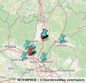 Mappa Via Cornocchio, 50031 Barberino di Mugello FI, Italia (8.74235)