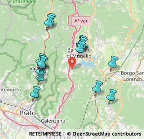 Mappa Via Cornocchio, 50031 Barberino di Mugello FI, Italia (7.30824)