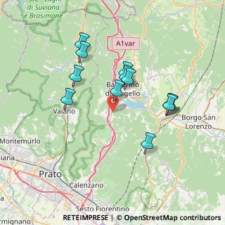 Mappa Via Cornocchio, 50031 Barberino di Mugello FI, Italia (6.8675)