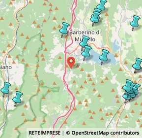 Mappa Via Cornocchio, 50031 Barberino di Mugello FI, Italia (6.396)