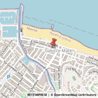 Mappa Viale John Fitzgerald Kennedy, 96, 61011 Gabicce Mare, Pesaro e Urbino (Marche)