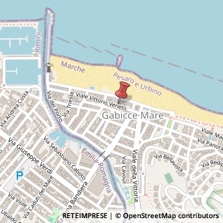 Mappa Via Vittorio Veneto, 111, 61011 Gabicce Mare, Pesaro e Urbino (Marche)