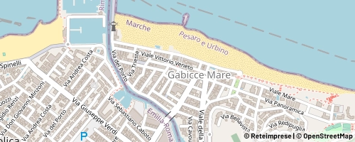 Mappa Gabicce Mare