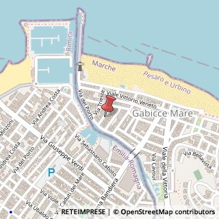 Mappa Via Trento, 25, 61011 Gabicce Mare, Pesaro e Urbino (Marche)