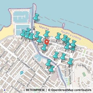 Mappa Via Caduti Mare, 61011 Gabicce Mare PU, Italia (0.228)