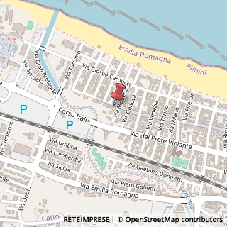 Mappa Via Dante, 141, 47841 Cattolica, Rimini (Emilia Romagna)