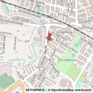 Mappa Via San Allende, 21, 47841 Cattolica, Rimini (Emilia Romagna)