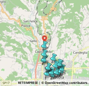 Mappa Via Bolognese, 51100 Pistoia PT, Italia (2.6525)