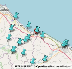 Mappa Via Massimo D'Azeglio, 47841 Cattolica RN, Italia (9.6495)