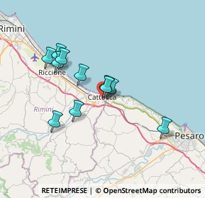 Mappa Via Massimo D'Azeglio, 47841 Cattolica RN, Italia (6.11909)