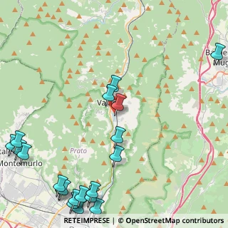 Mappa Via Giosuè Carducci, 59021 Vaiano PO, Italia (6.58)