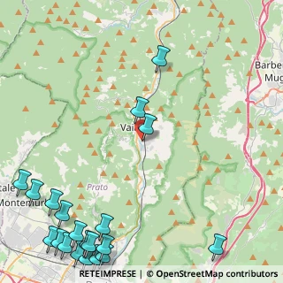 Mappa Via Giosuè Carducci, 59021 Vaiano PO, Italia (7.323)