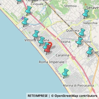 Mappa Via Ragazzi del, 55042 Forte dei Marmi LU, Italia (2.72769)