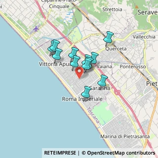 Mappa Via Ragazzi del, 55042 Forte dei Marmi LU, Italia (1.21)
