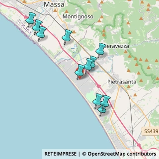 Mappa Via Ragazzi del, 55042 Forte dei Marmi LU, Italia (3.96818)