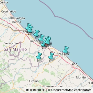 Mappa Via Alessandro Volta, 61011 Gabicce Mare PU, Italia (8.71727)