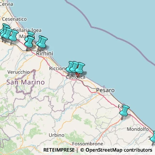Mappa Via Alessandro Volta, 61011 Gabicce Mare PU, Italia (25.75733)
