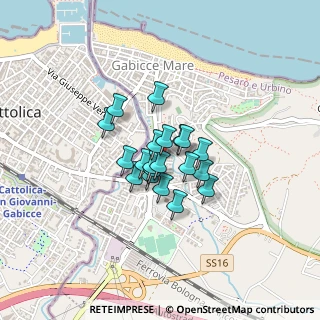 Mappa Via Alessandro Volta, 61011 Gabicce Mare PU, Italia (0.251)
