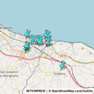Mappa Via Alessandro Volta, 61011 Gabicce Mare PU, Italia (1.30538)
