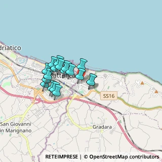 Mappa Via Alessandro Volta, 61011 Gabicce Mare PU, Italia (1.34667)