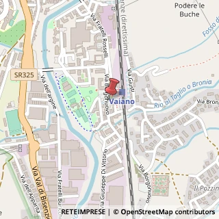 Mappa Via Borgonuovo, 8, 59021 Vaiano, Prato (Toscana)