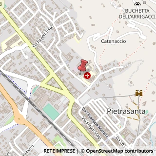 Mappa Piazza Emilio de Ferrari, 55045 Pietrasanta LU, Italia, 55045 Pietrasanta, Lucca (Toscana)