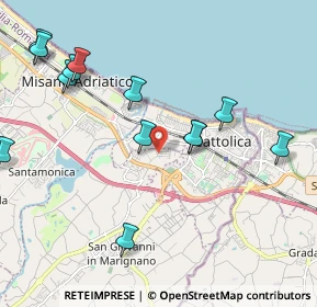 Mappa Via Meucci, 47841 Cattolica RN, Italia (2.37)