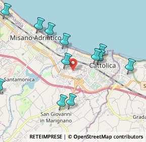 Mappa Via Meucci, 47841 Cattolica RN, Italia (2.27917)