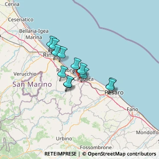 Mappa Via Meucci, 47841 Cattolica RN, Italia (10.04083)