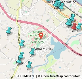 Mappa Viale Daijiro Kato, 47843 Santa Monica-Cella RN, Italia (1.5835)