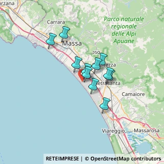 Mappa Via Balilla, 55042 Forte dei Marmi LU, Italia (4.79818)