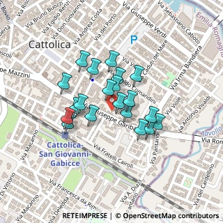 Mappa Via Garibaldi Interno, 47841 Cattolica RN, Italia (0.167)