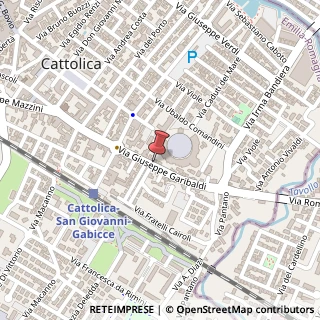 Mappa Via Garibaldi, 75, 47841 Cattolica, Rimini (Emilia Romagna)