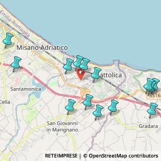 Mappa Via Don Cavoli, 47842 San Giovanni in Marignano RN, Italia (2.49857)