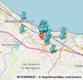 Mappa Via Don Cavoli, 47842 San Giovanni in Marignano RN, Italia (1.12842)