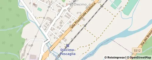 Mappa Borgo a Mozzano