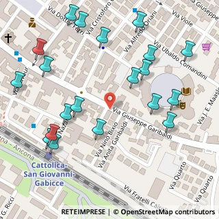 Mappa Via Giuseppe Garibaldi, 47841 Cattolica RN, Italia (0.162)