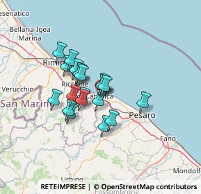 Mappa Via Marsala, 47841 Cattolica RN, Italia (9.676)