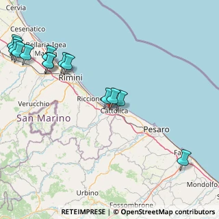 Mappa Via Toscana, 47841 Cattolica RN, Italia (24.208)
