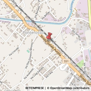 Mappa Via Aurelia Nord, 182, 55045 Pietrasanta, Lucca (Toscana)