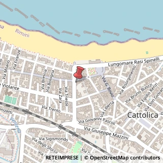 Mappa Via Fiume, 58, 47841 Cattolica, Rimini (Emilia Romagna)