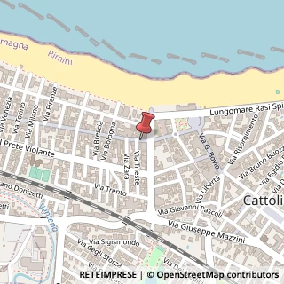 Mappa Via Dante, 5, 47841 Cattolica, Rimini (Emilia Romagna)