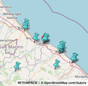 Mappa Via Circonvallazione, 61011 Gabicce Mare PU, Italia (14.085)