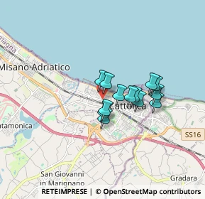 Mappa Via Milano, 47841 Cattolica RN, Italia (1.17154)