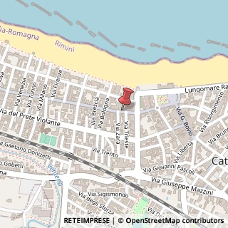 Mappa Via Dante, 30, 47841 Cattolica, Rimini (Emilia Romagna)