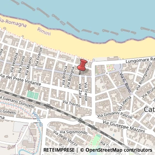 Mappa Via Dante Alighieri, 38, 47841 Cattolica, Rimini (Emilia Romagna)