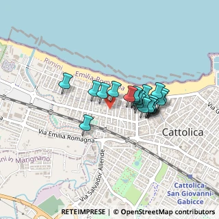 Mappa Via Ferrara, 47841 Cattolica RN, Italia (0.3195)